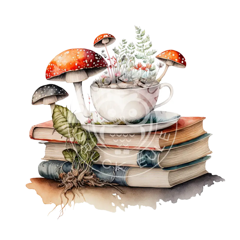 Bügelbild Cozy Books 23.2