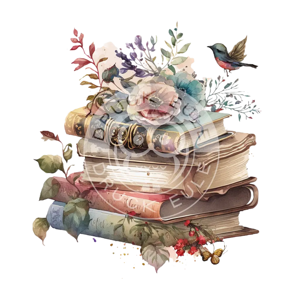 Bügelbild Cozy Books 23.21