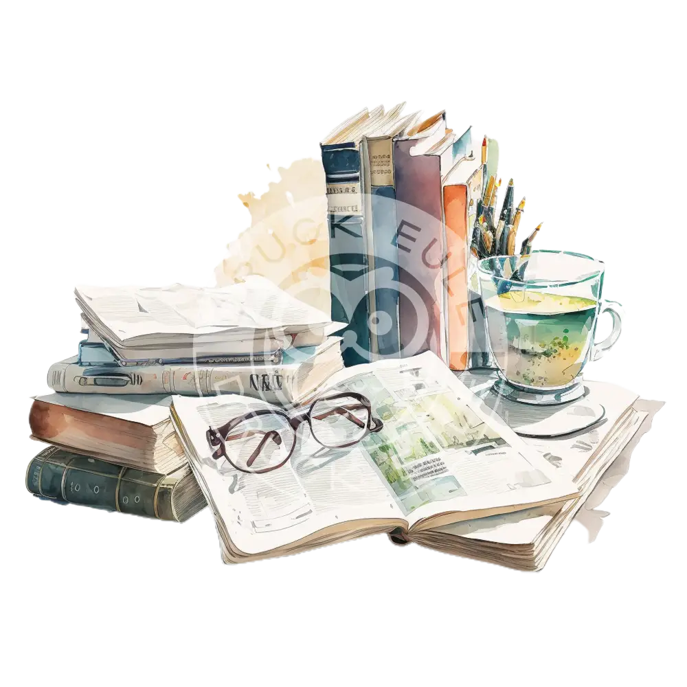 Bügelbild Cozy Books 23.25