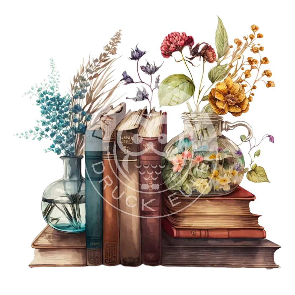 Bügelbild Cozy Books 23.23