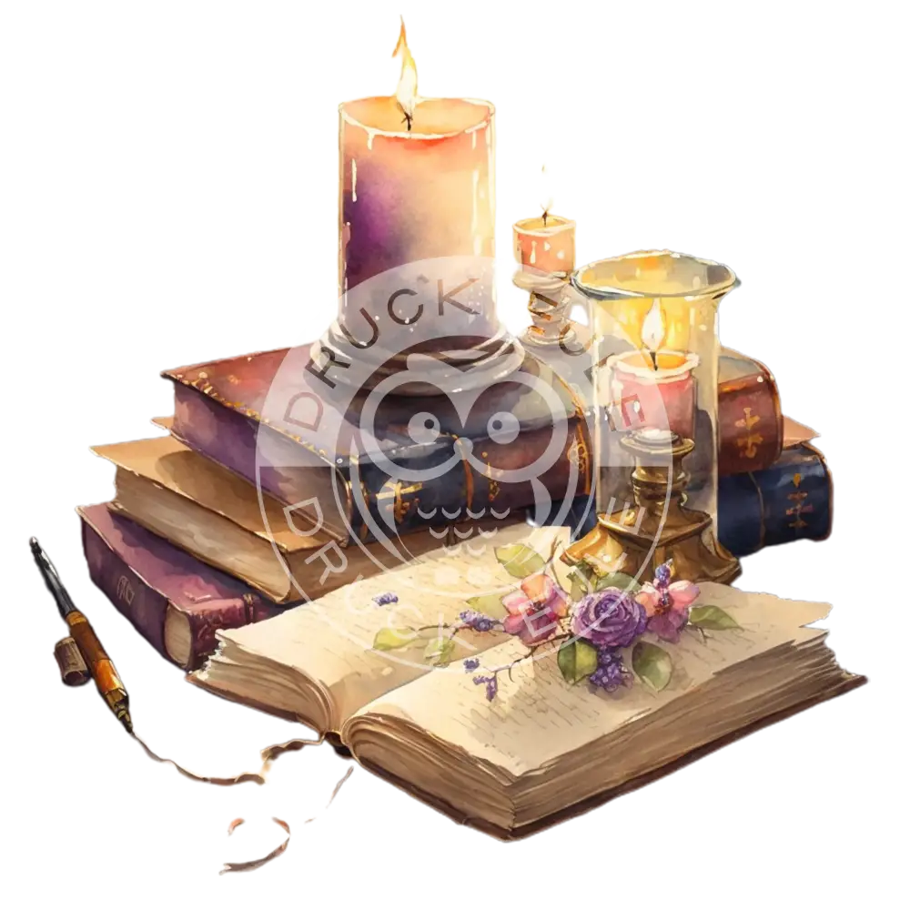 Bügelbild Cozy Books 23.26