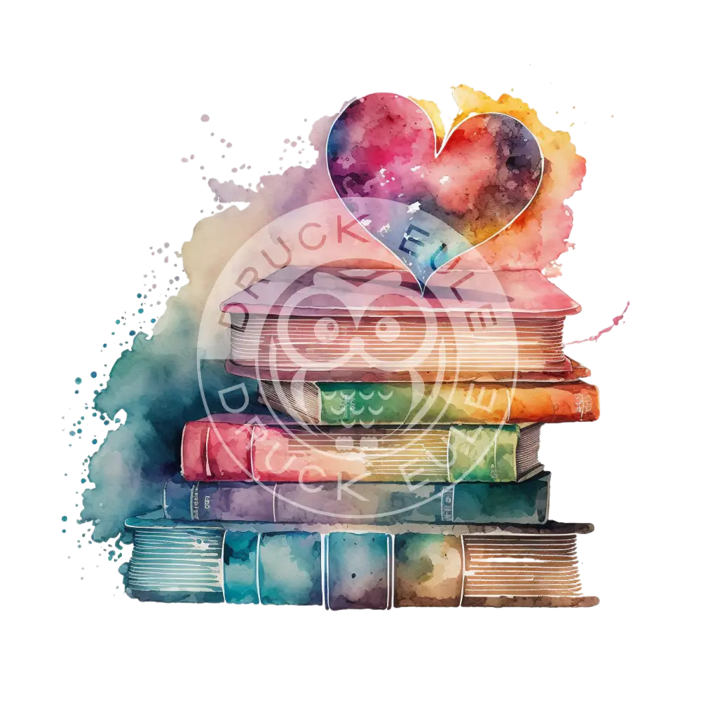 Bügelbild Cozy Books 23.27
