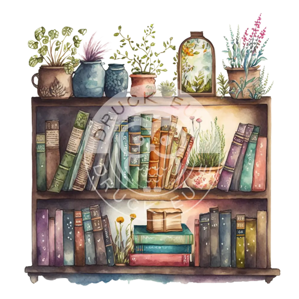 Bügelbild Cozy Books 23.3