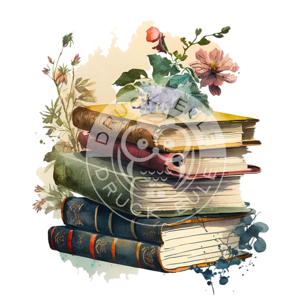 Bügelbild Cozy Books 23.30