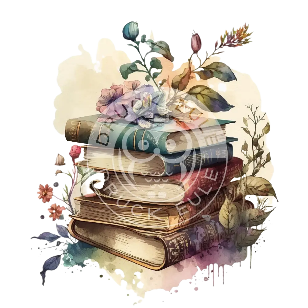 Bügelbild Cozy Books 23.32