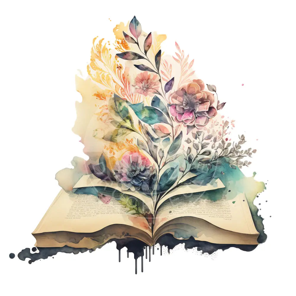 Bügelbild Cozy Books 23.33