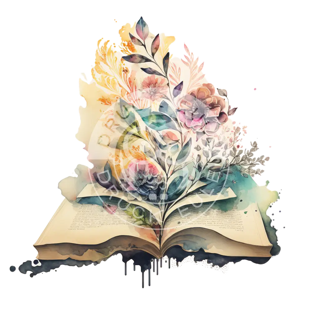 Bügelbild Cozy Books 23.33