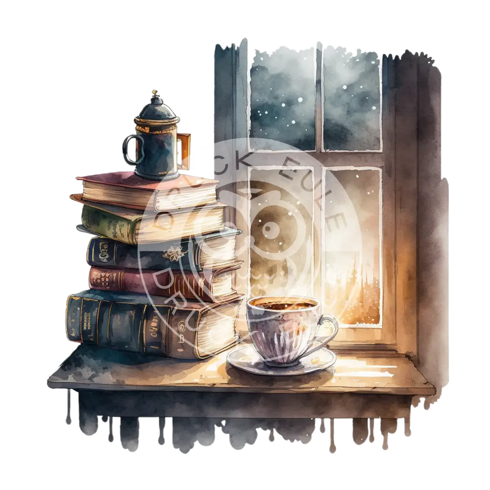 Bügelbild Cozy Books 23.36