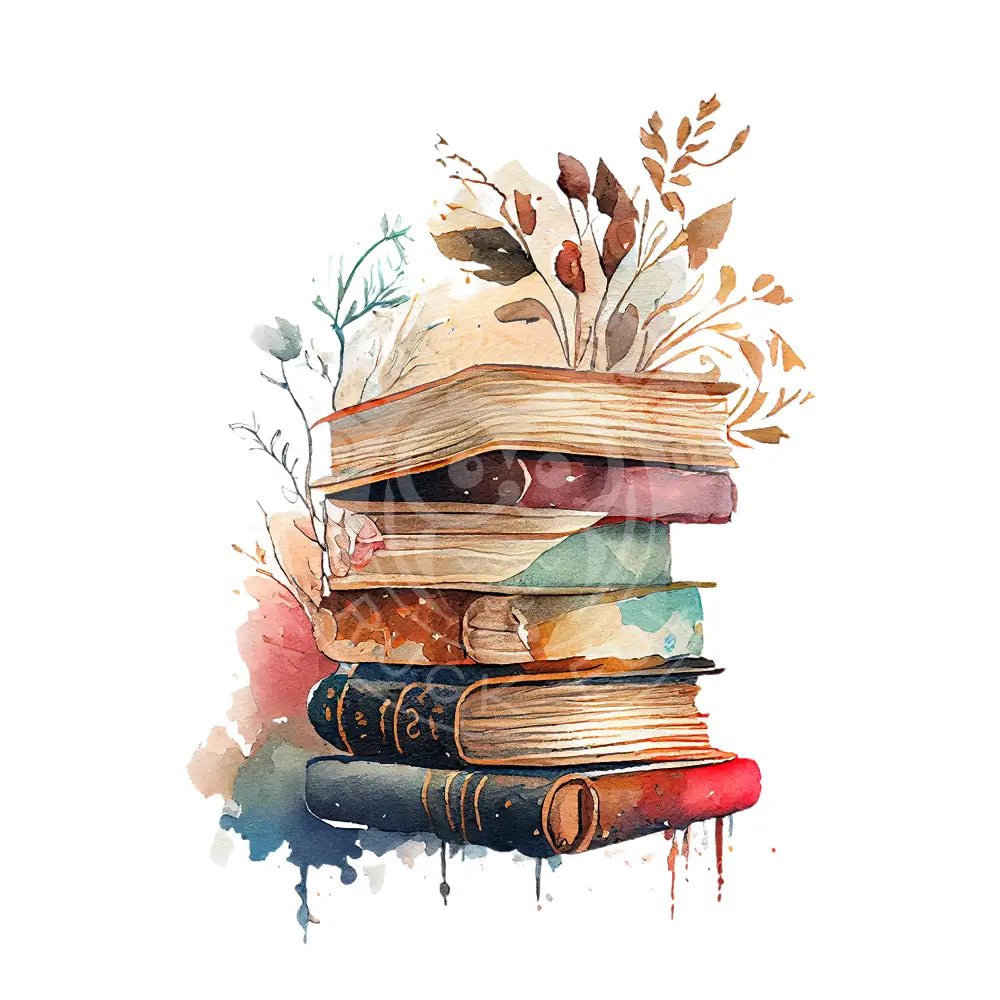 Bügelbild Cozy Books 23.38