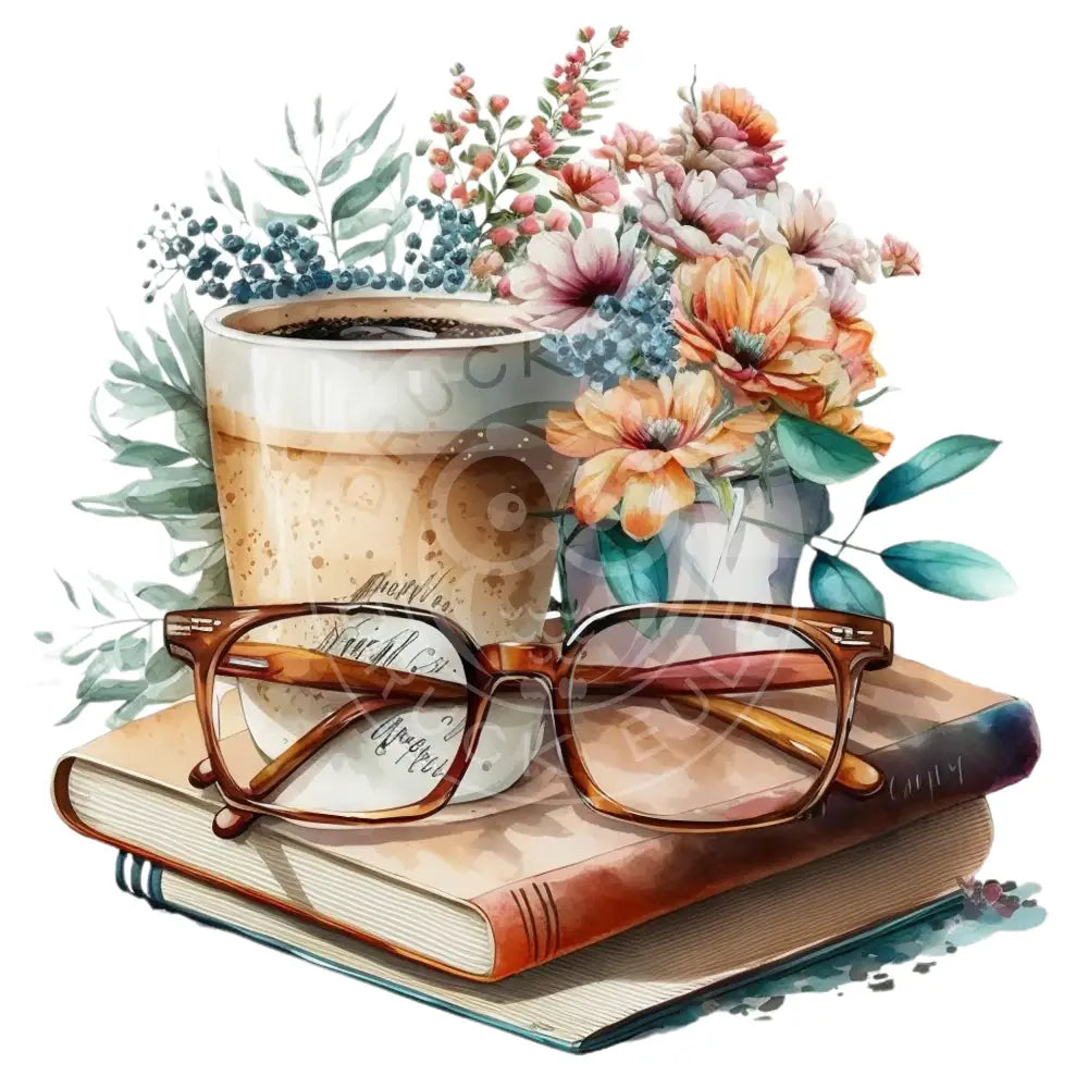 Bügelbild Cozy Books 23.4