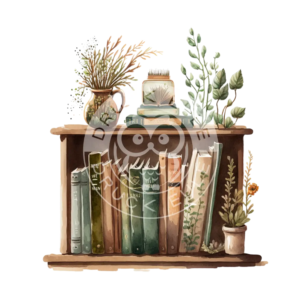 Bügelbild Cozy Books 23.41
