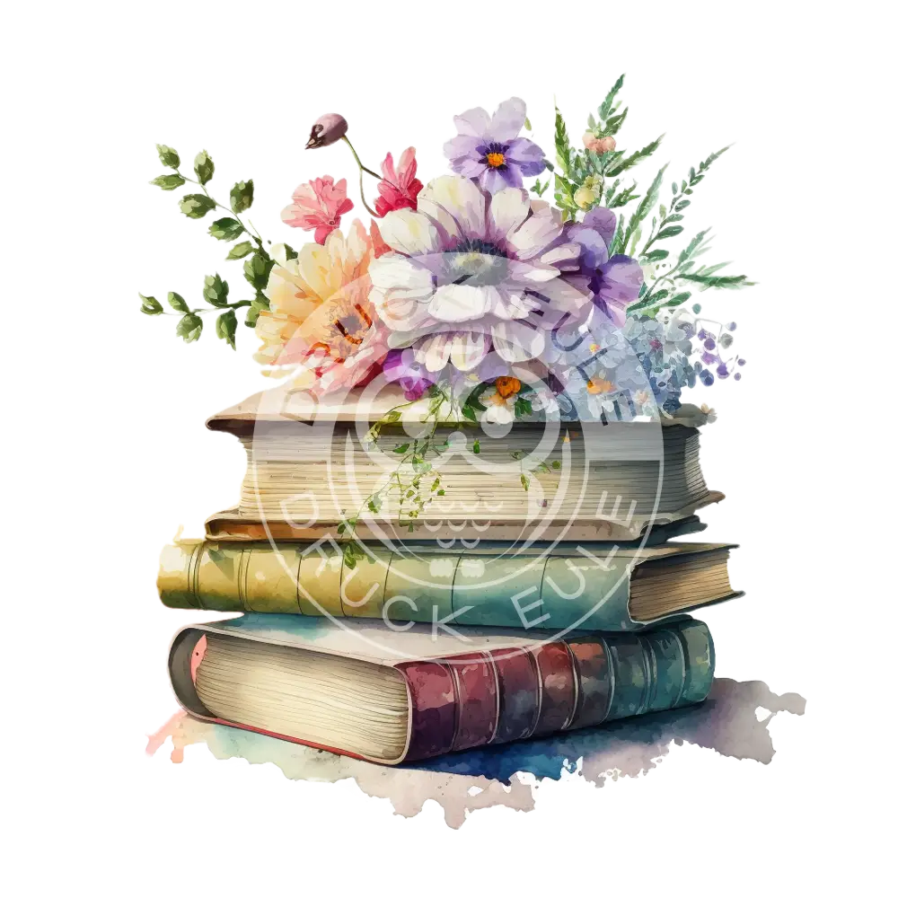 Bügelbild Cozy Books 23.42