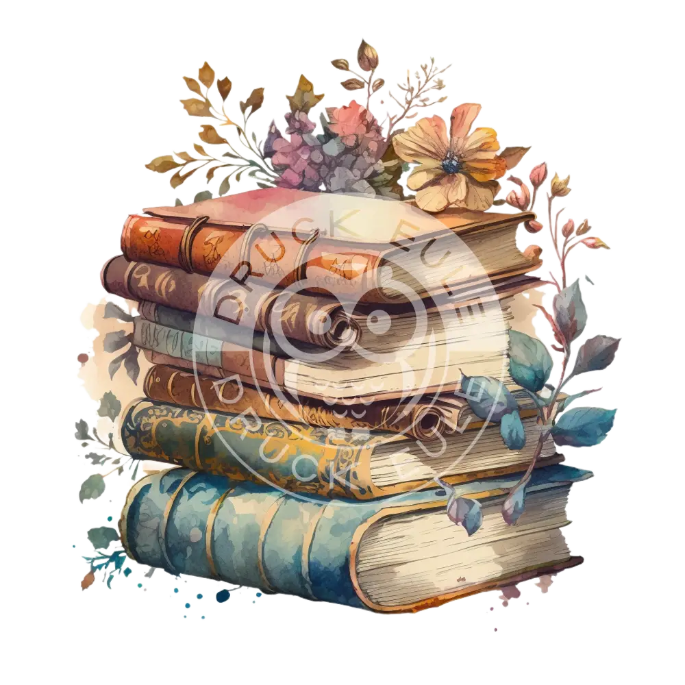 Bügelbild Cozy Books 23.6