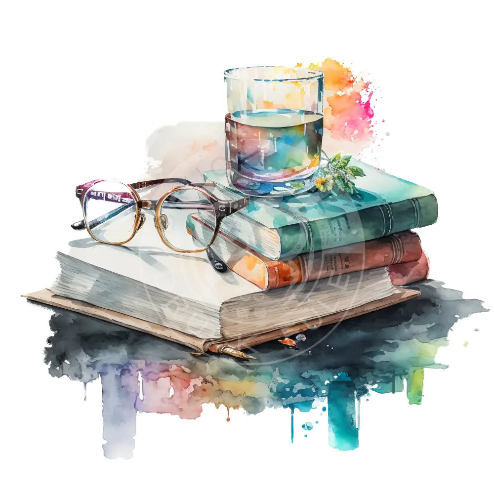 Bügelbild Cozy Books 23.7