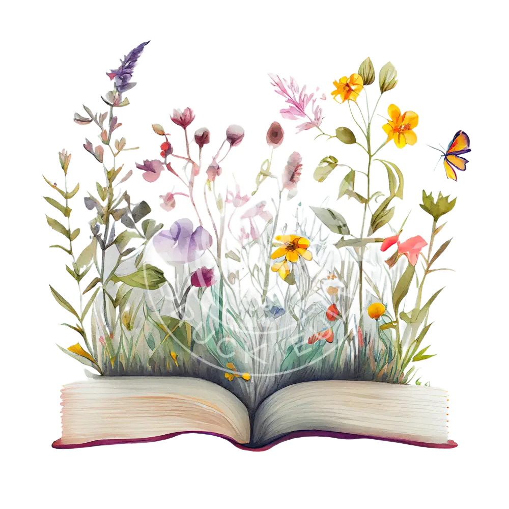Bügelbild Cozy Books 23.8