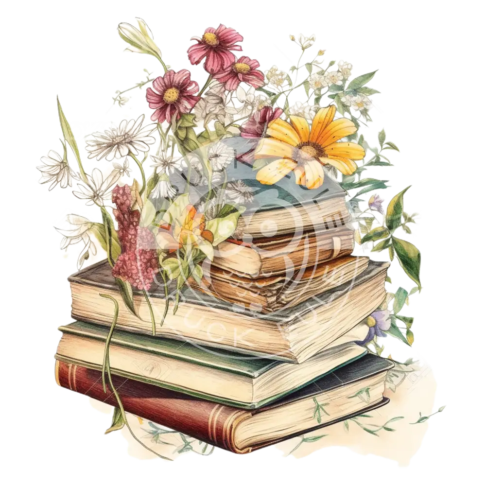 Bügelbild Cozy Books 23.9