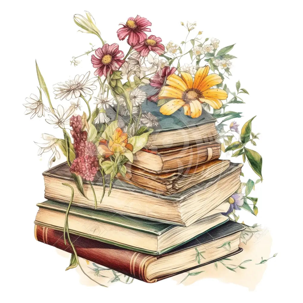 Bügelbild Cozy Books 23.9