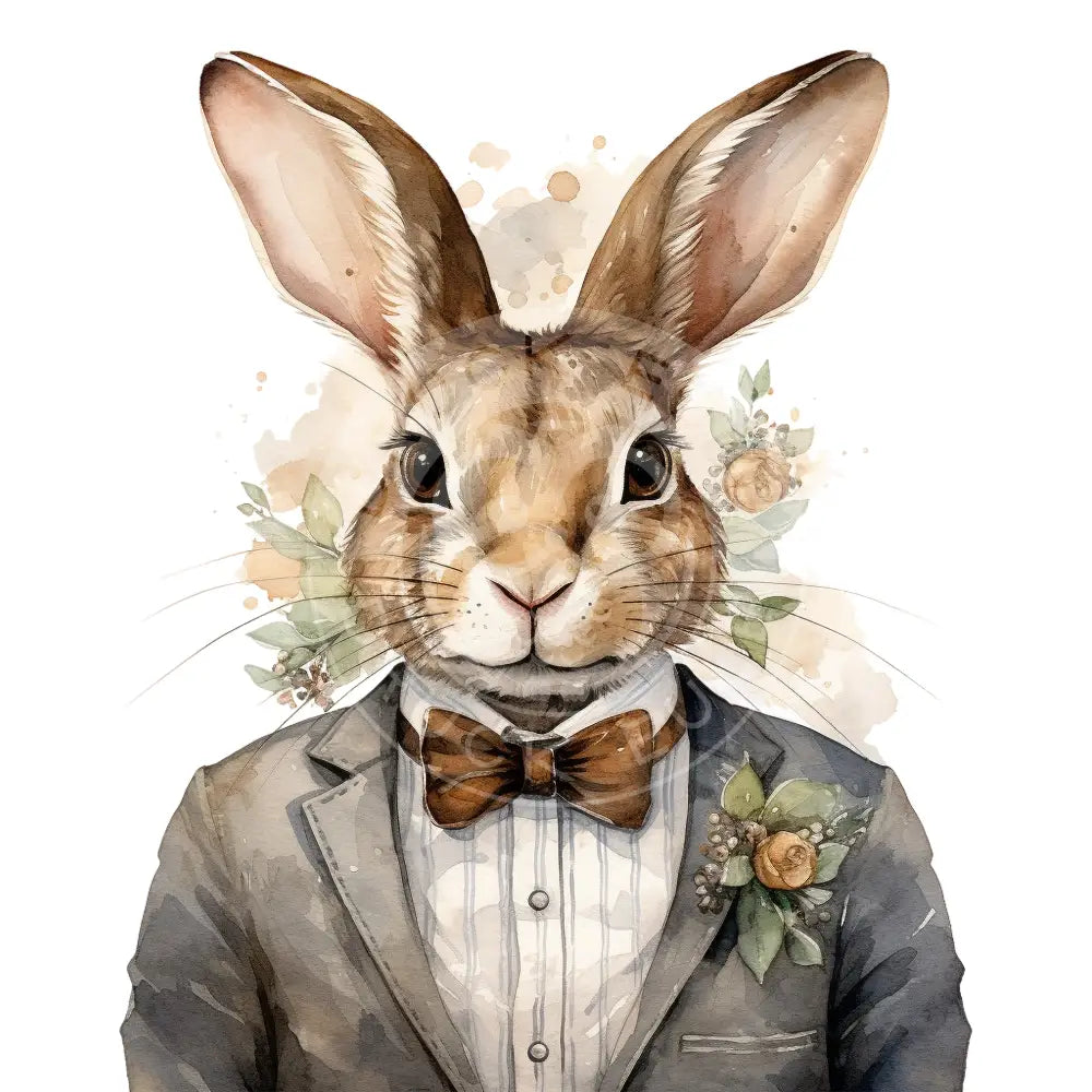 Bügelbild Dressed Bunnies 1054-24