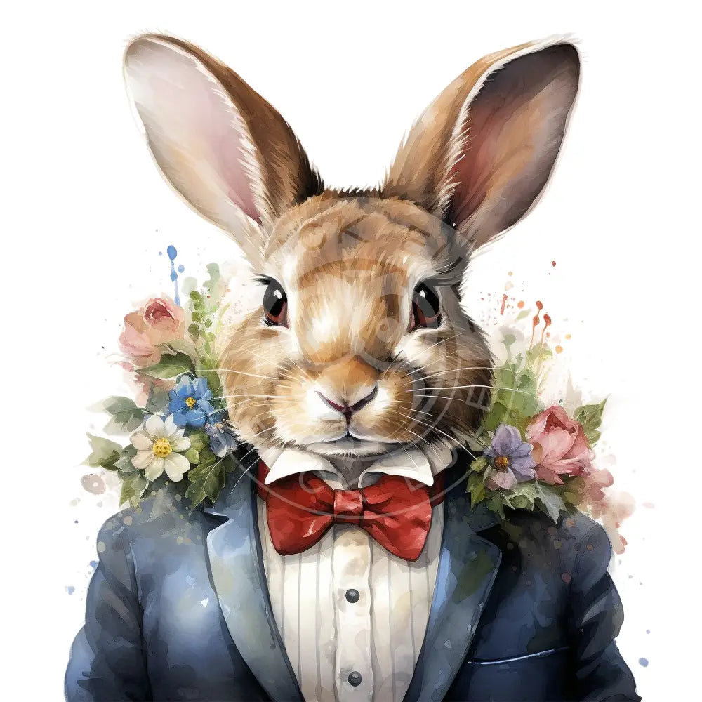 Bügelbild Dressed Bunnies 1054-9