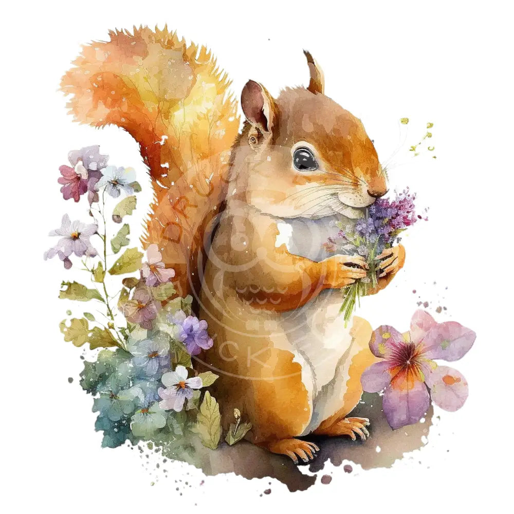 Bügelbild Eichhörnchen 127-4