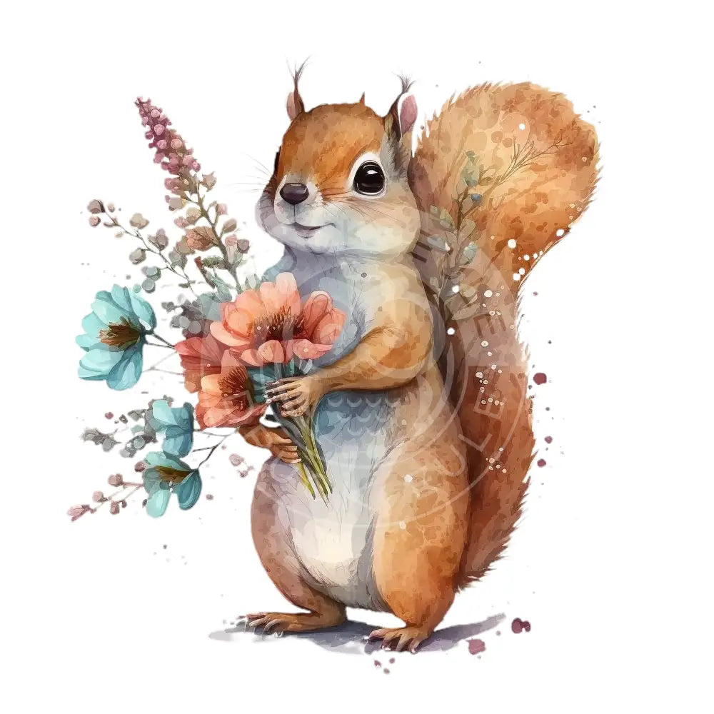 Bügelbild Eichhörnchen 127-9