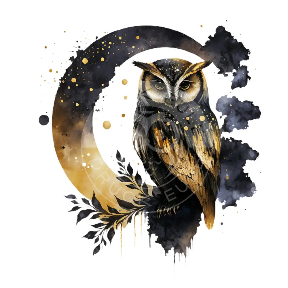 Bügelbild Eule 35-10