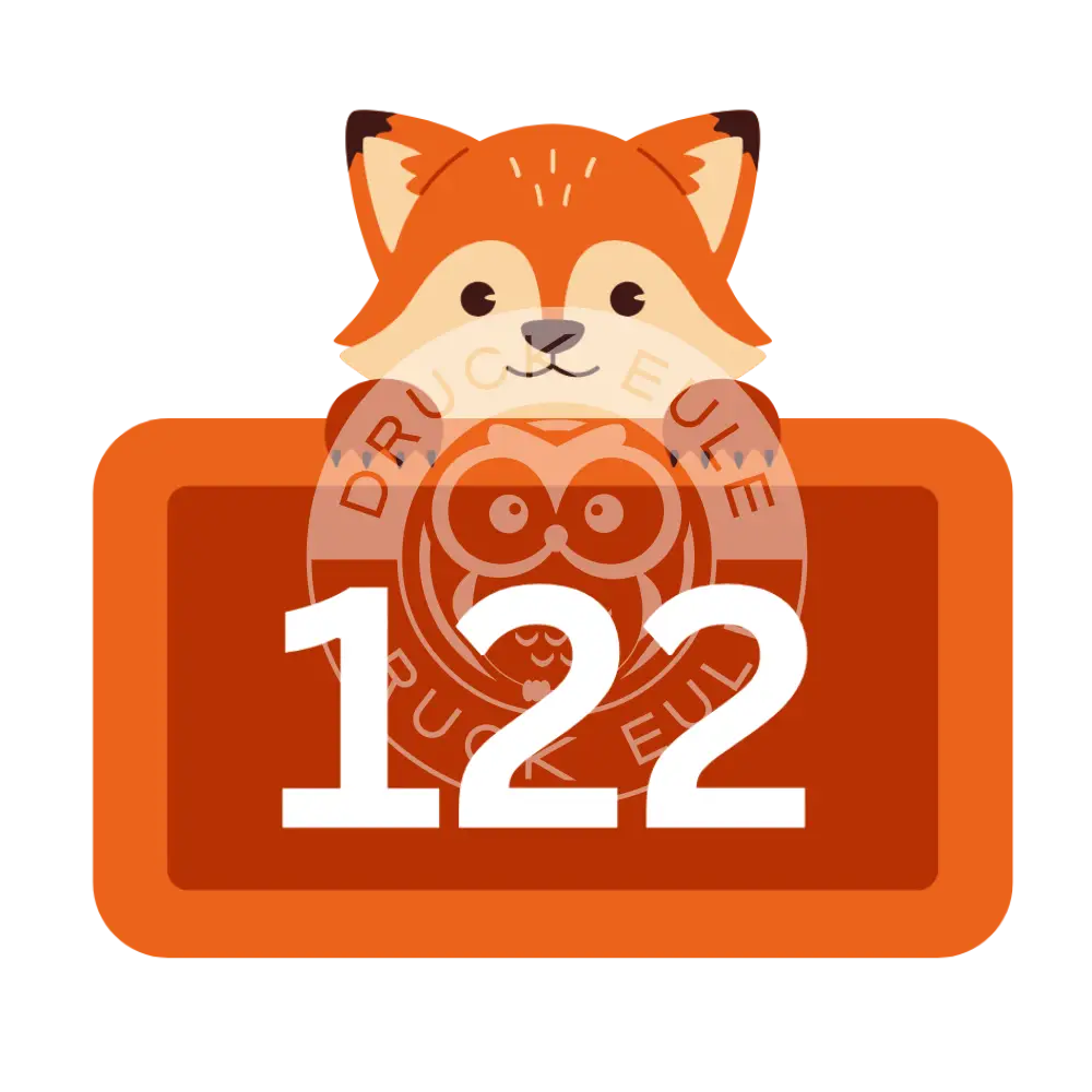 Bügelbild Fuchs 116-122