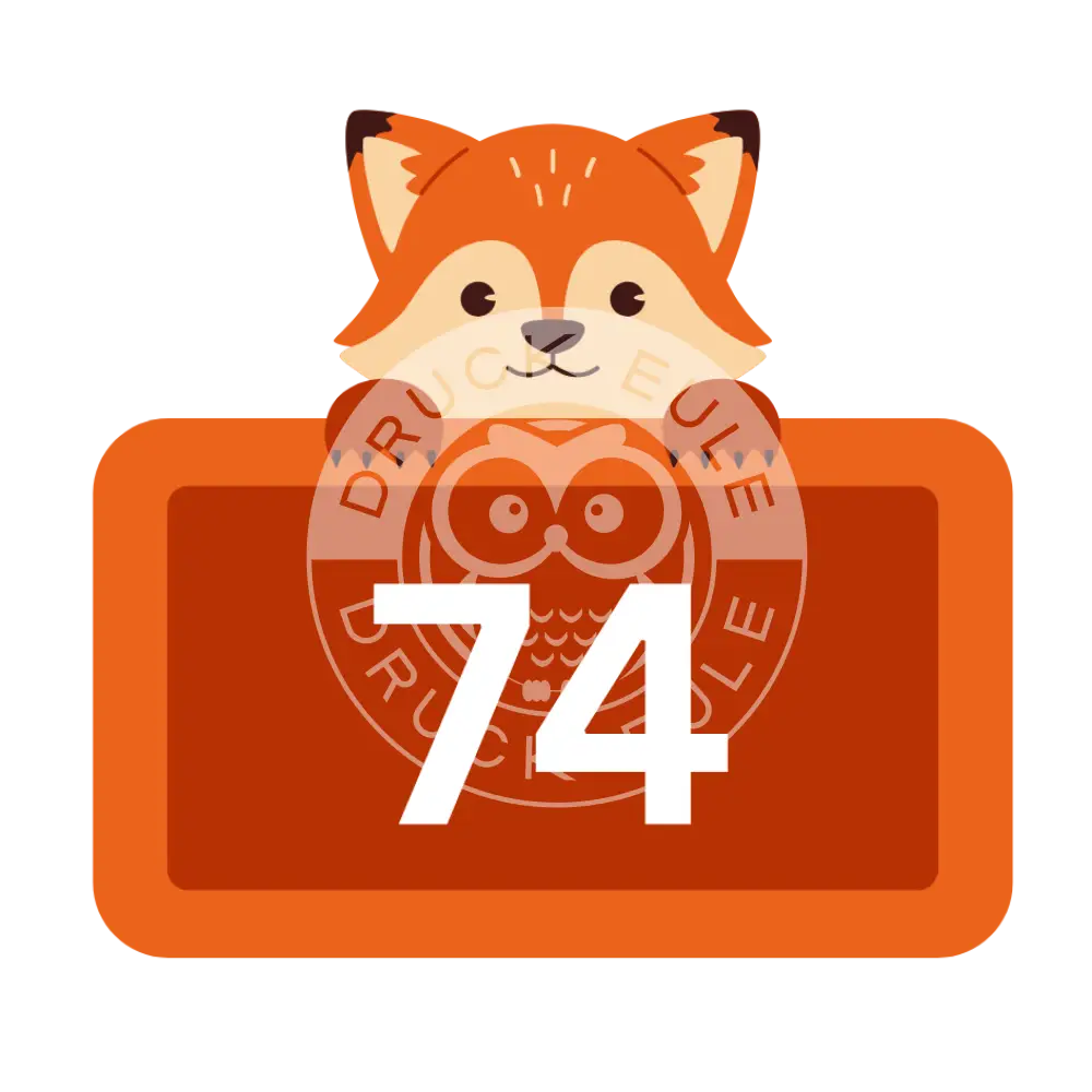 Bügelbild Fuchs 56-74