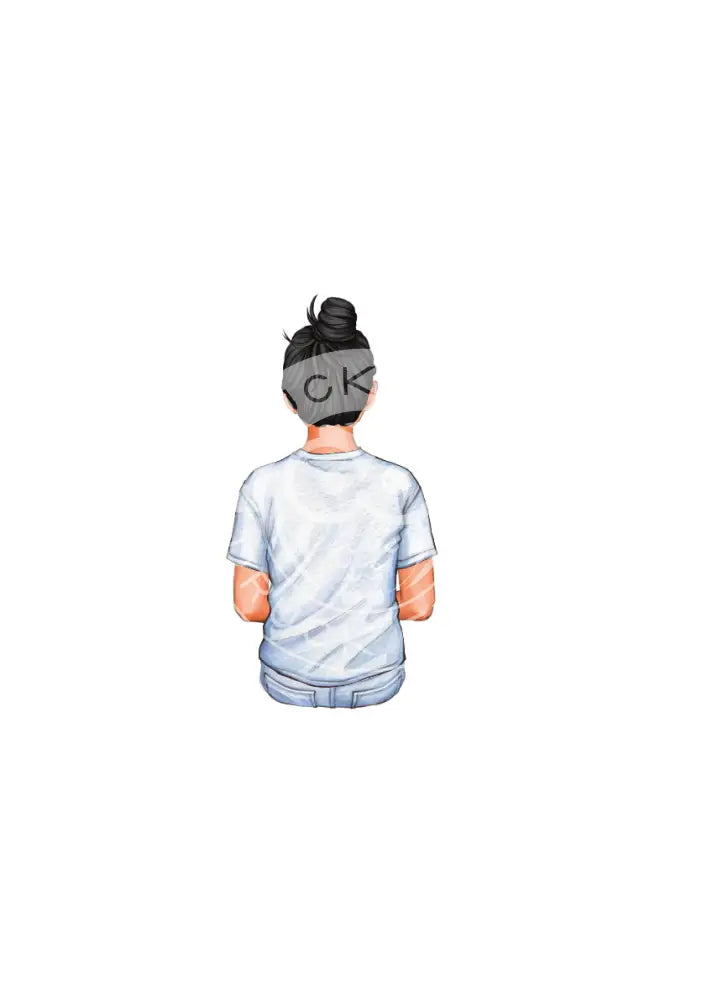 Bügelbild Girl 30.1 T-Shirt 1