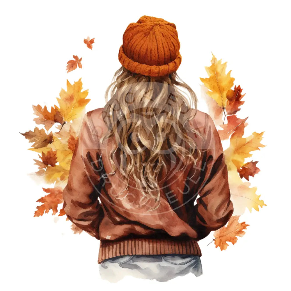 Bügelbild Girl Herbst 375-5
