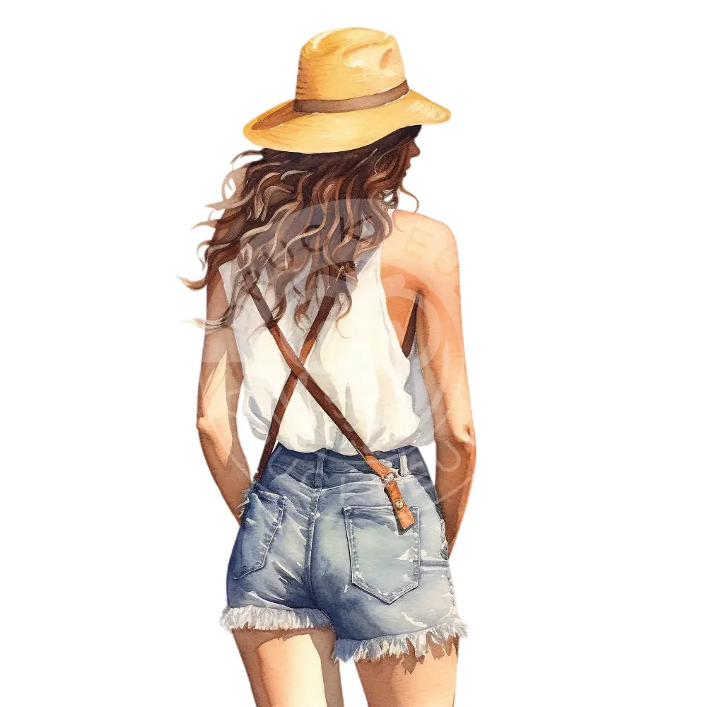 Bügelbild Girl Sommer 291-11A