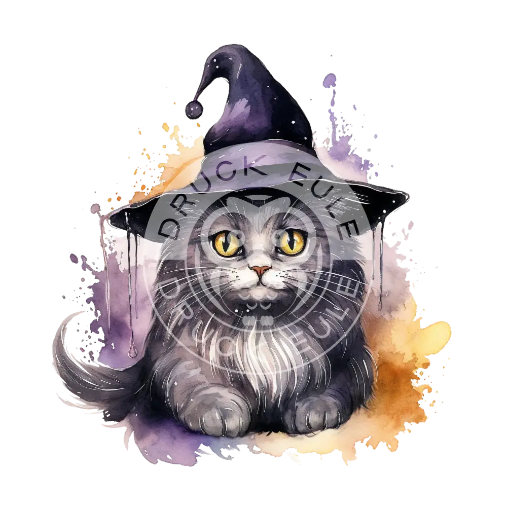 Bügelbild Halloween Cat 436-8