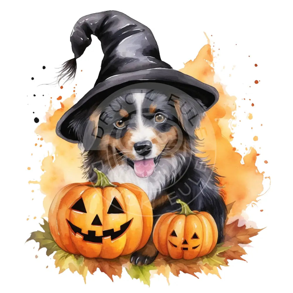 Bügelbild Halloween Hund 452-10