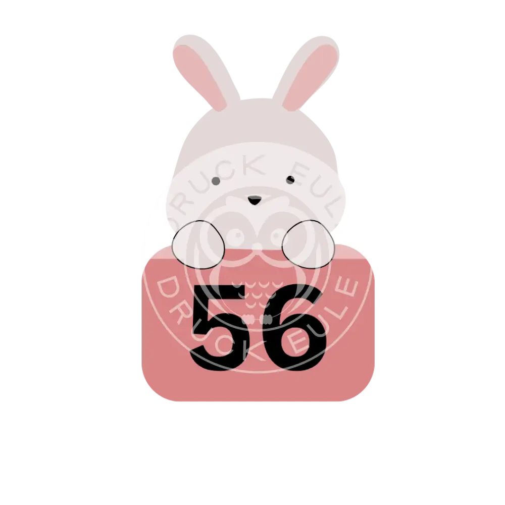 Bügelbild Hase 56-92 Bügelbild