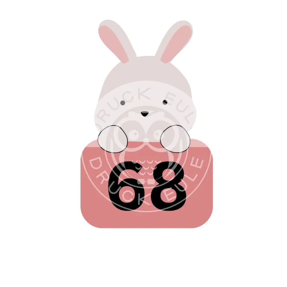 Bügelbild Hase 56-92 Bügelbild