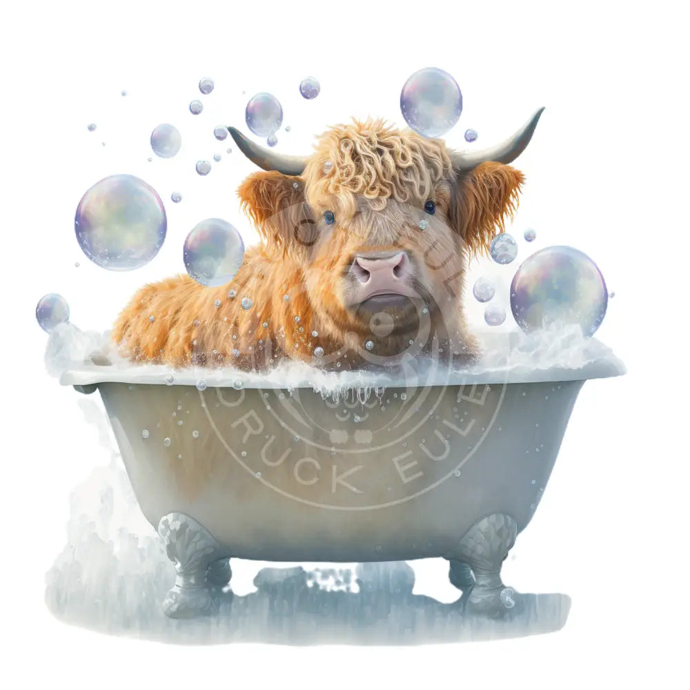 Bügelbild Highland Kuh 1.3-3