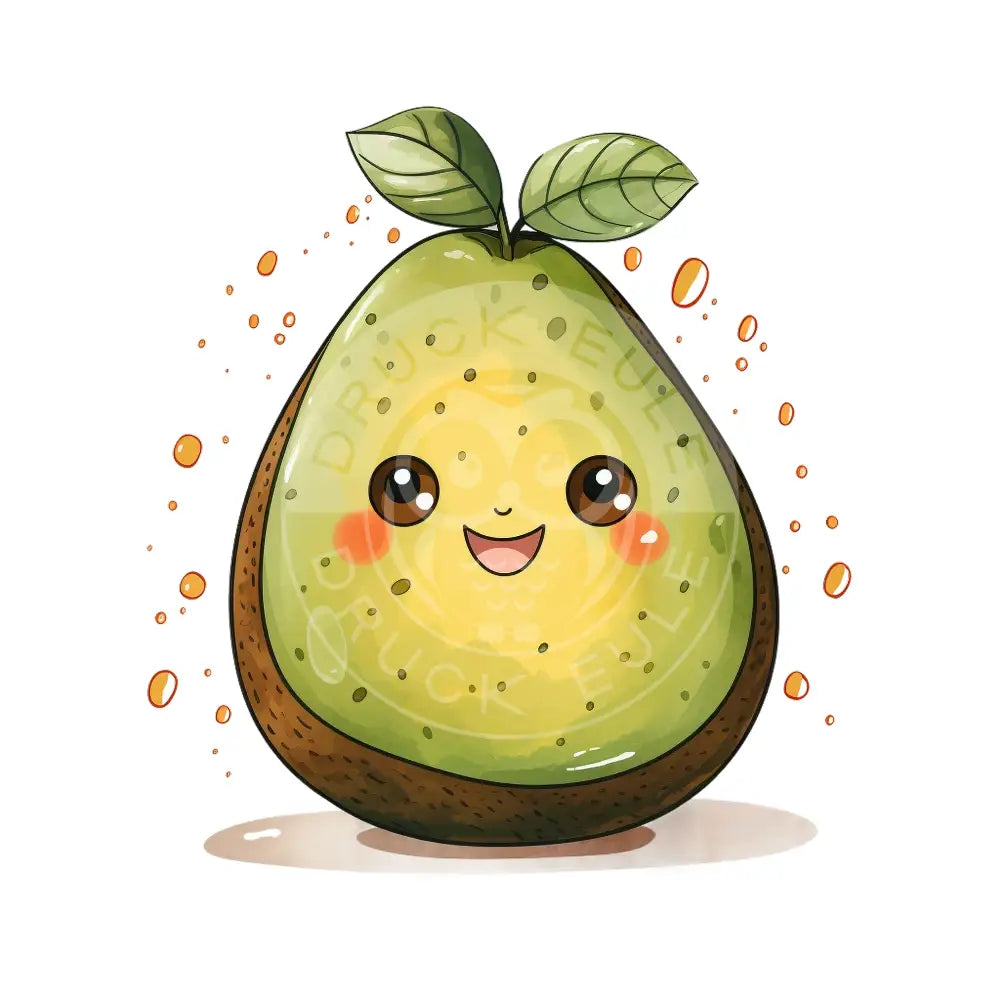 Bügelbild Kawaii Avocado 655-14