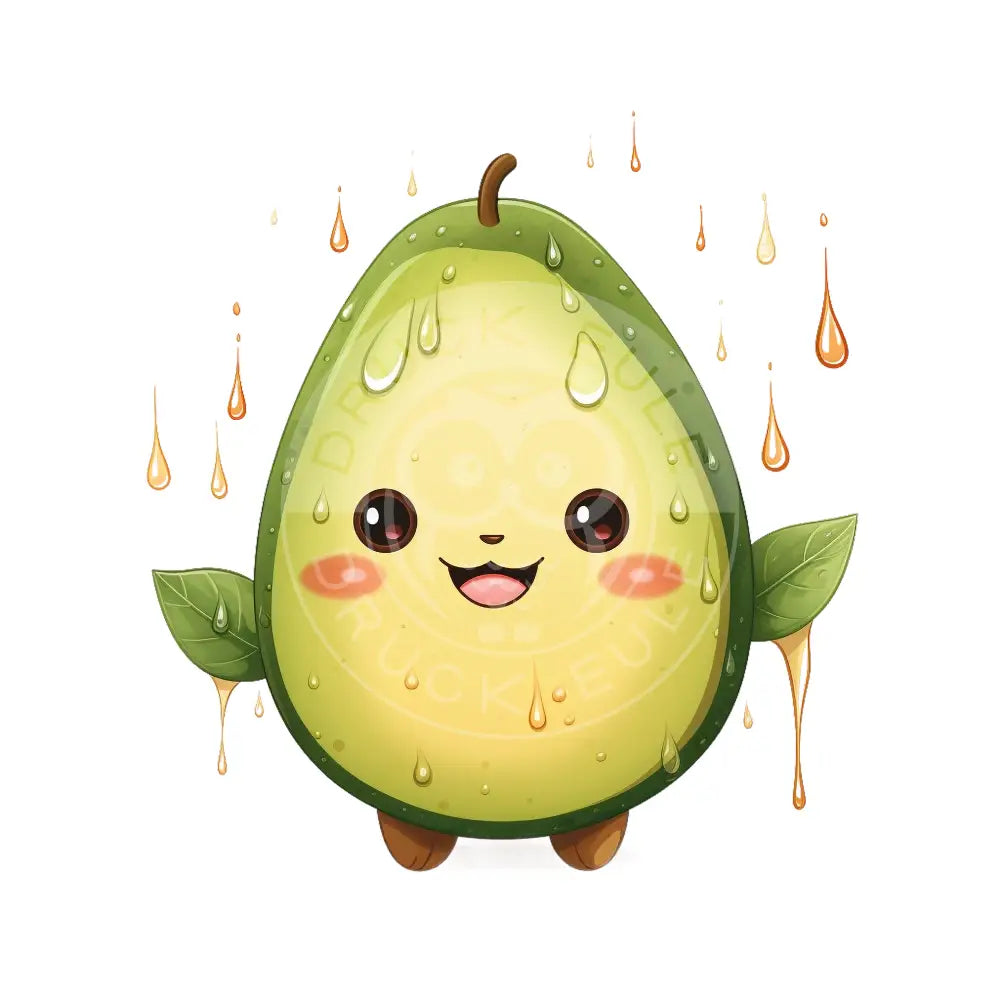 Bügelbild Kawaii Avocado 655-17