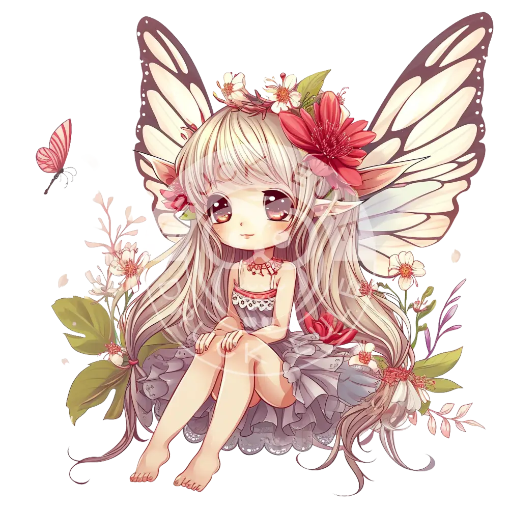 Bügelbild Kawaii Fairies 1184-17 bügelbild
