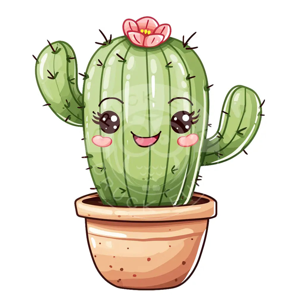 Bügelbild Kawaii Kaktus 1176-10A