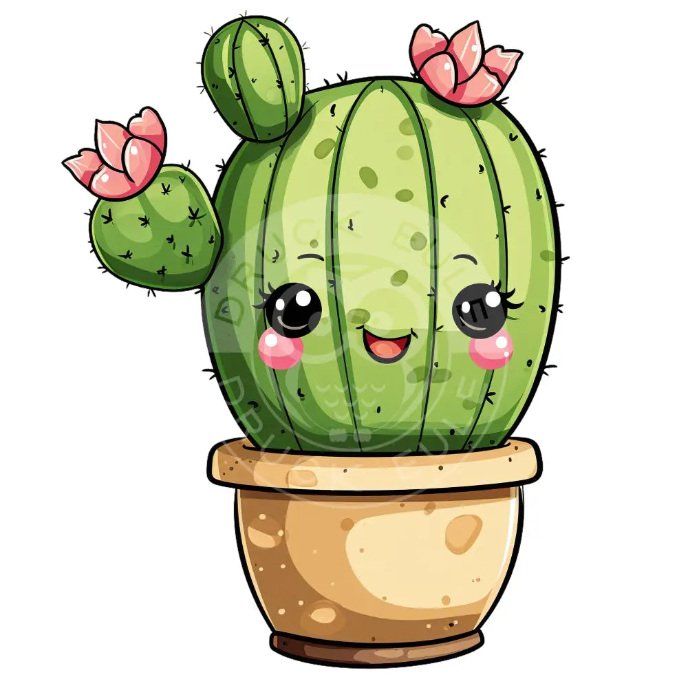 Bügelbild Kawaii Kaktus 1176-11A