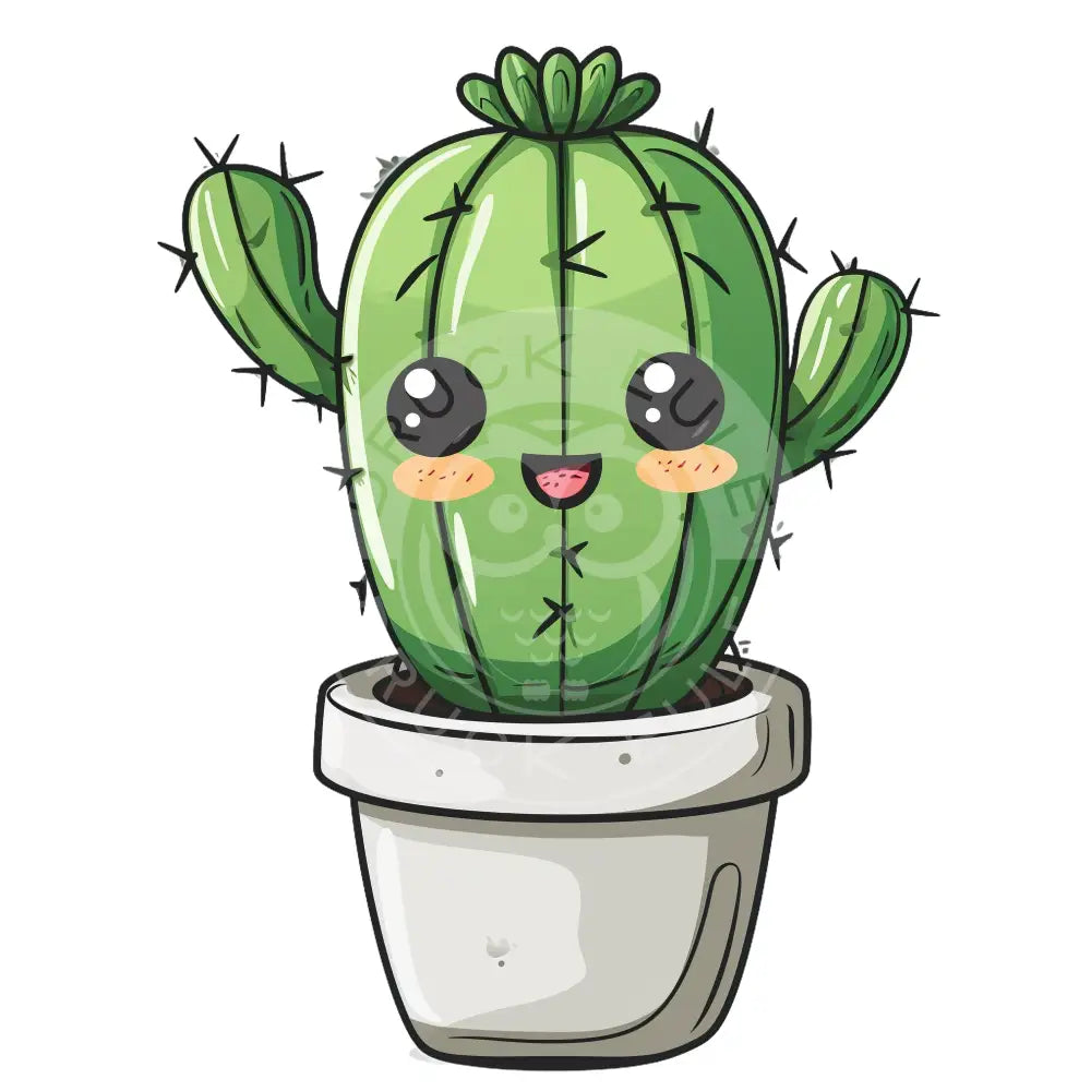 Bügelbild Kawaii Kaktus 1176-5a
