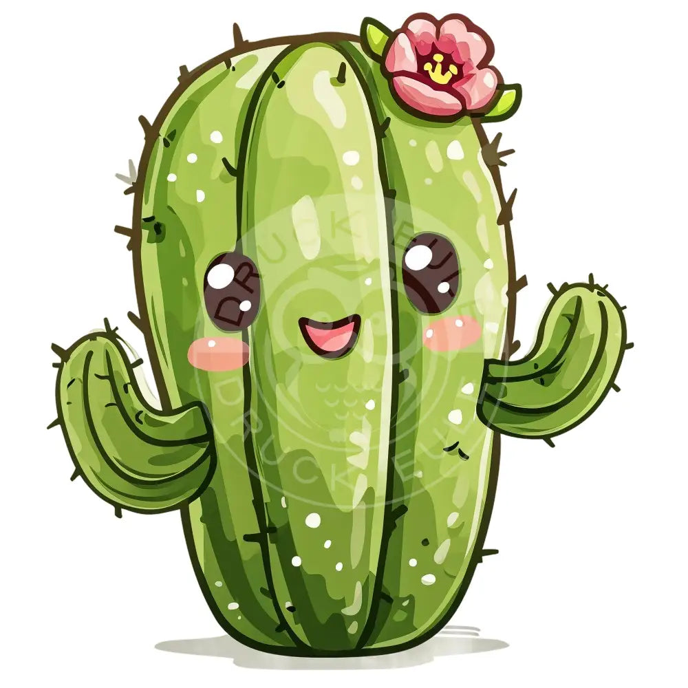 Bügelbild Kawaii Kaktus 1176-7a