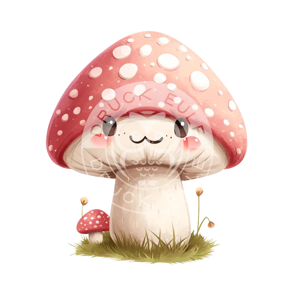 Bügelbild Kawaii Pilz 1186.15