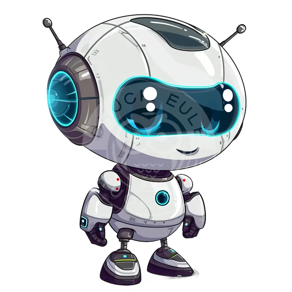 Bügelbild Kawaii Roboter 1156-12A