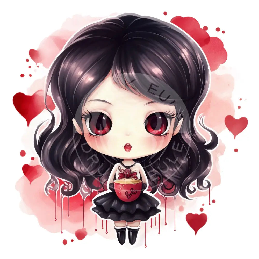 Bügelbild Kawaii Vampier 468-10