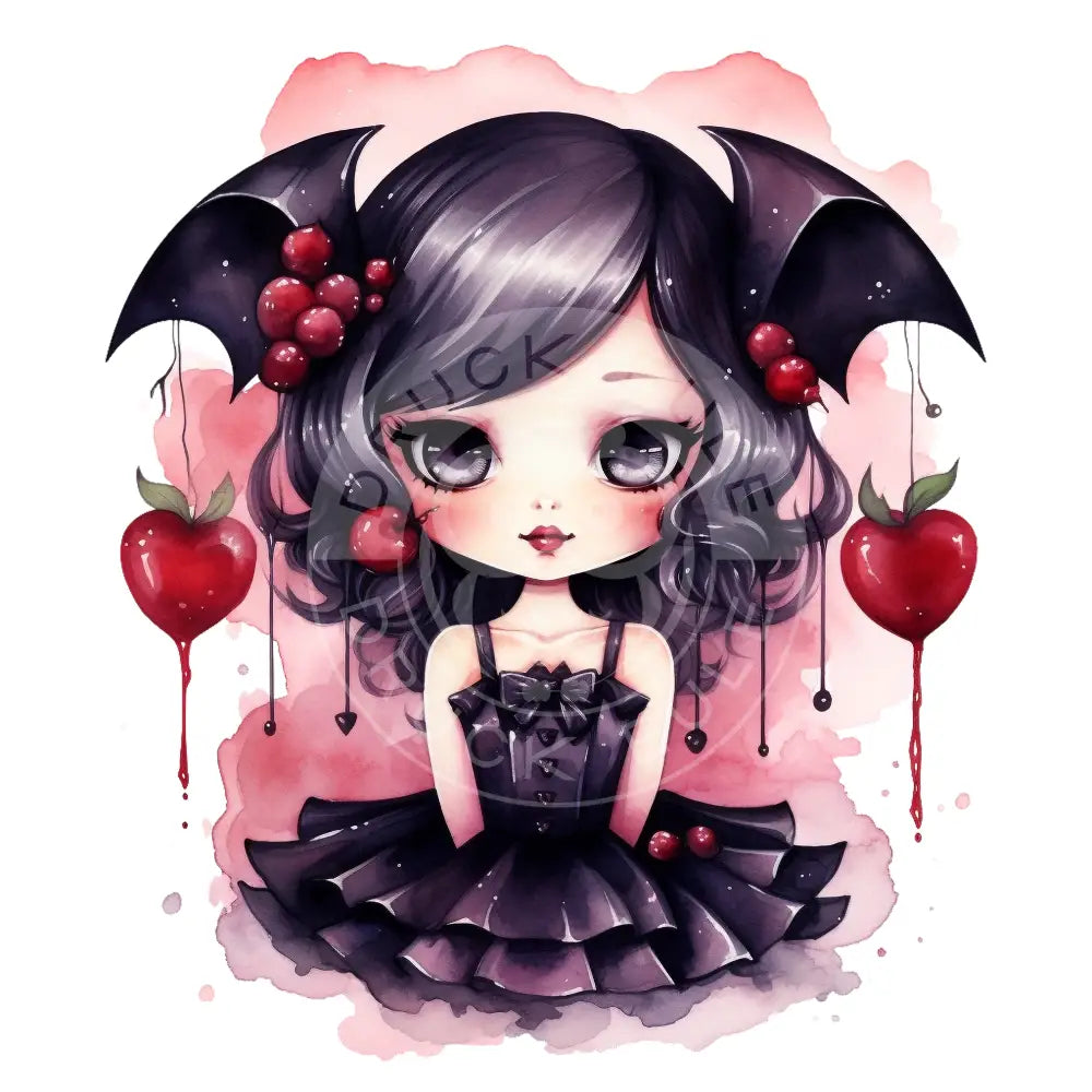 Bügelbild Kawaii Vampier 468-2