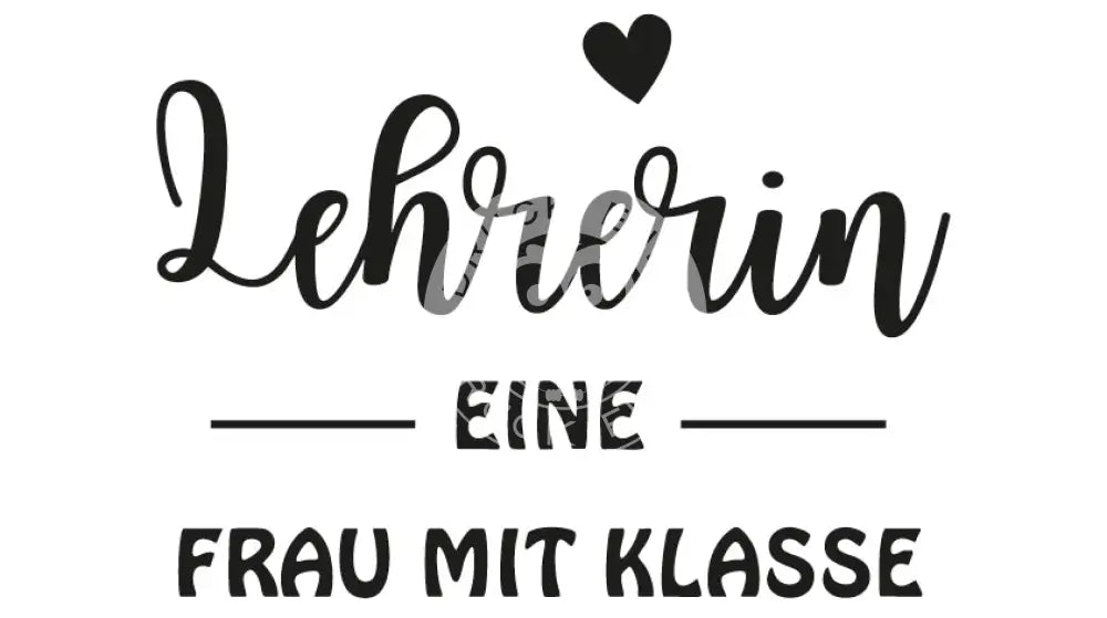 Bügelbild LEHRERIN EINE FRAU MIT KLASSE 1