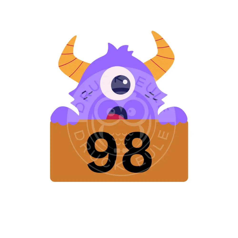 Bügelbild Monster oh 86-104 Bügelbild