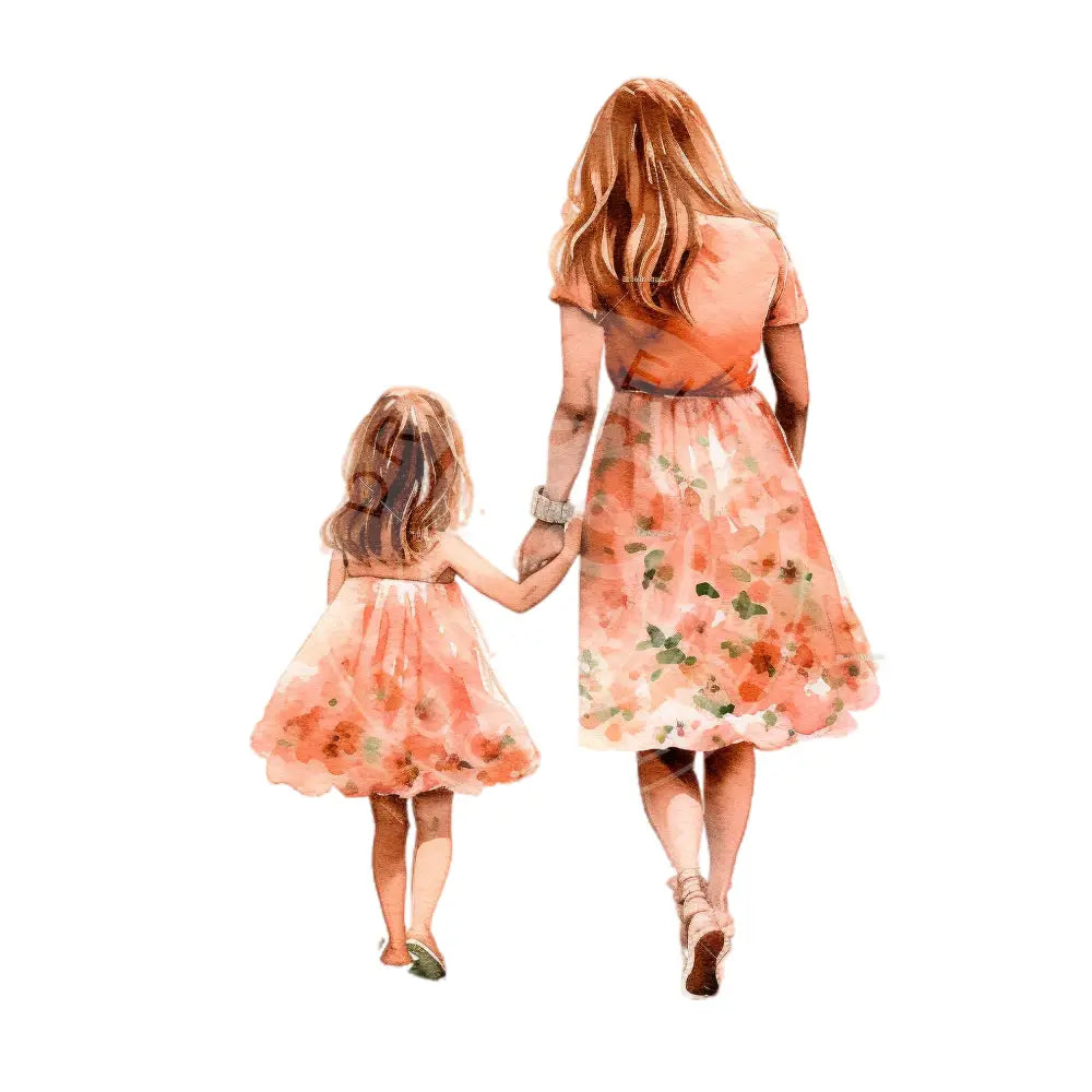 Bügelbild Mutter Und Tochter 153-2A